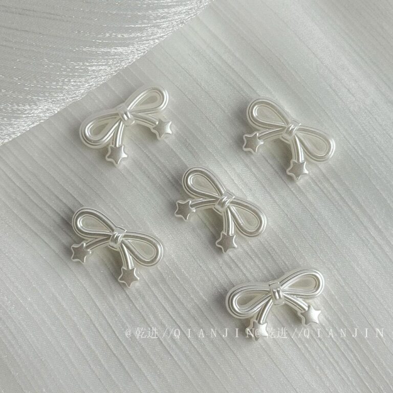 Imitation Pearl Beads Star-shaped bowknot beads