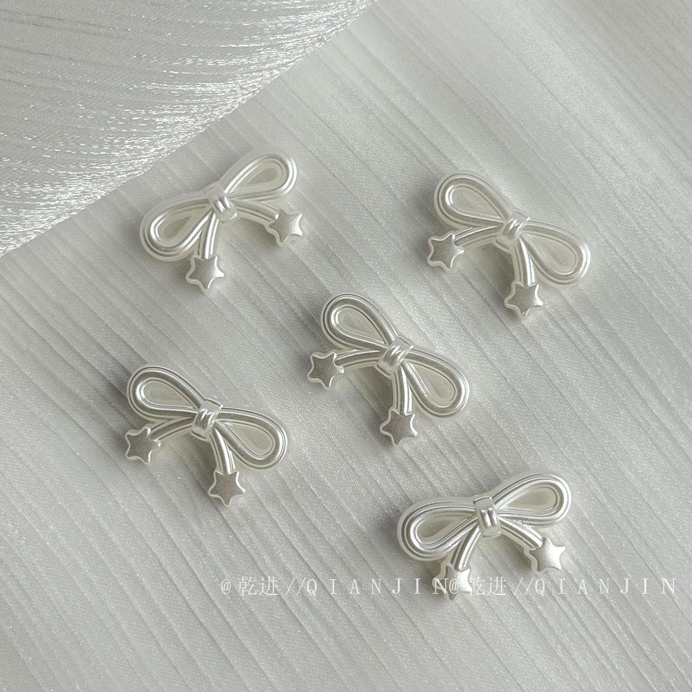 Imitation Pearl Beads Star-shaped bowknot beads