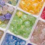 High-Quality UV Beads Light-changing wavy star beads