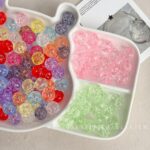 Transparent Acrylic Beads yarn ball beads