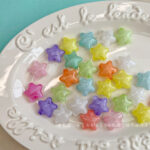 Two-Tone Beads transparent bicolor star-599