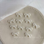 Imitation Pearl Beads Star-shaped bowknot beads