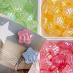 High-Quality UV Beads Light-changing wavy star beads