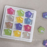 High-Quality UV Beads Light-changing wavy flower beads