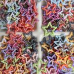 Solid Color Acrylic Beads star beads-671