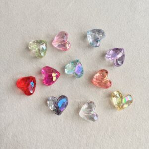 Transparent Iridescent Plated Beads