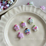 Printed bead Wish bottle beads