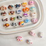 High-Quality UV Beads hand-painted beads