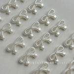 Imitation Pearl Beads Star-shaped bowknot beads