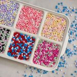 Solid Color Acrylic Beads 6mm mixed beads