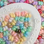 Solid Color Iridescent Plated Beads Happy Little Pony Beads