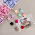 Solid Color Acrylic Beads star beads