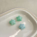 Two-Tone Beads transparent bicolor star-599