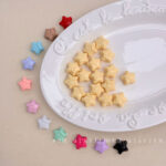 Solid Color Acrylic Beads star beads