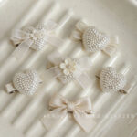 Imitation Pearl Beads heart beads