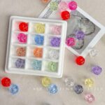 Transparent Acrylic Beads yarn ball beads