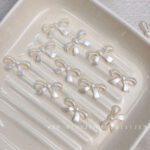 Imitation Pearl Beads bow bead