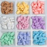 Solid Color Acrylic Beads cheese sticks beads