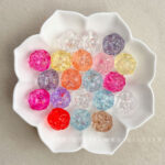 Transparent Acrylic Beads yarn ball beads