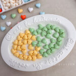 Solid Color Acrylic Beads heart beads