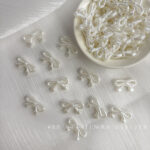 Imitation Pearl Beads Star-shaped bowknot beads