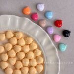 Solid Color Acrylic Beads Tomato beads