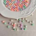 High-Quality UV Beads 8*8mm cube beads
