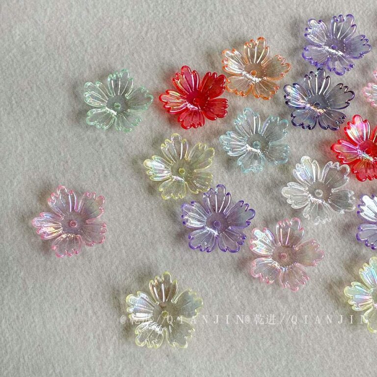 Flower & Leaf Shaped Charms flower beads