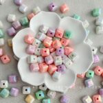 High-Quality UV Beads 8*8mm cube beads