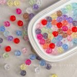 Transparent Acrylic Beads yarn ball beads