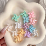Solid Color Acrylic Beads windmill bead