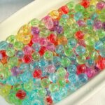 Transparent Acrylic Beads 10mm pumpkin beads