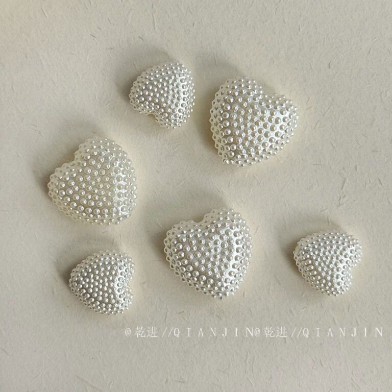 Imitation Pearl Beads heart beads
