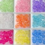 Transparent Acrylic Beads yarn ball beads