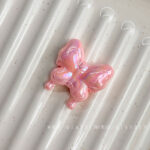 Solid Color Iridescent Plated Beads Butterfly bead