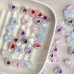 Transparent Acrylic Beads Luminous Heart bead