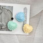 Solid Color Acrylic Beads heart beads