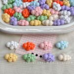 Solid Color Acrylic Beads cloud bead