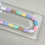 Solid Color Acrylic Beads cheese sticks beads