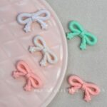 Solid Color Acrylic Beads Star bowknot beads