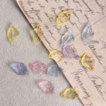 Flower & Leaf Shaped Charms Transparent leaf beads