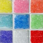 Transparent Acrylic Beads spiral bead