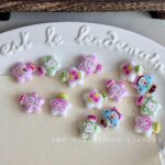 Printed bead Wish bottle beads