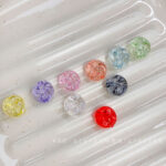 Transparent Acrylic Beads spiral bead