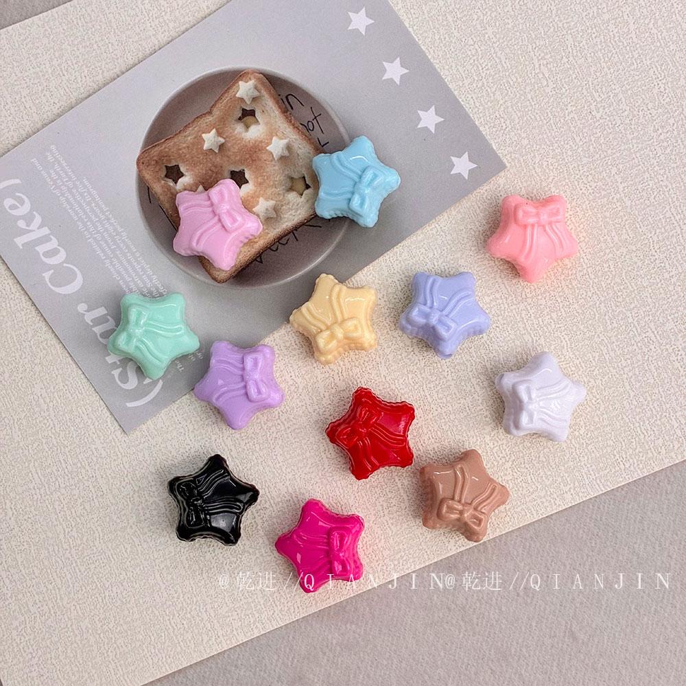 Solid Color Acrylic Beads star beads