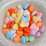 Solid Color Acrylic Beads heart beads