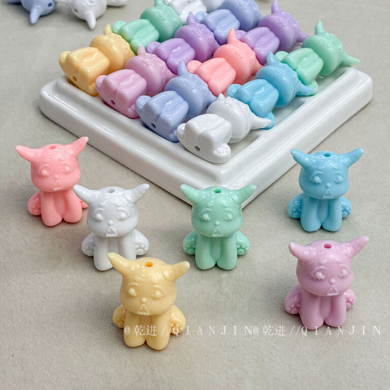 Solid Color Acrylic Beads Little Monster Beads