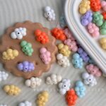 Solid Color Acrylic Beads cloud bead