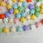 Solid Color Acrylic Beads star beads-572
