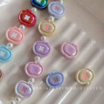 Solid Color Acrylic Beads apple